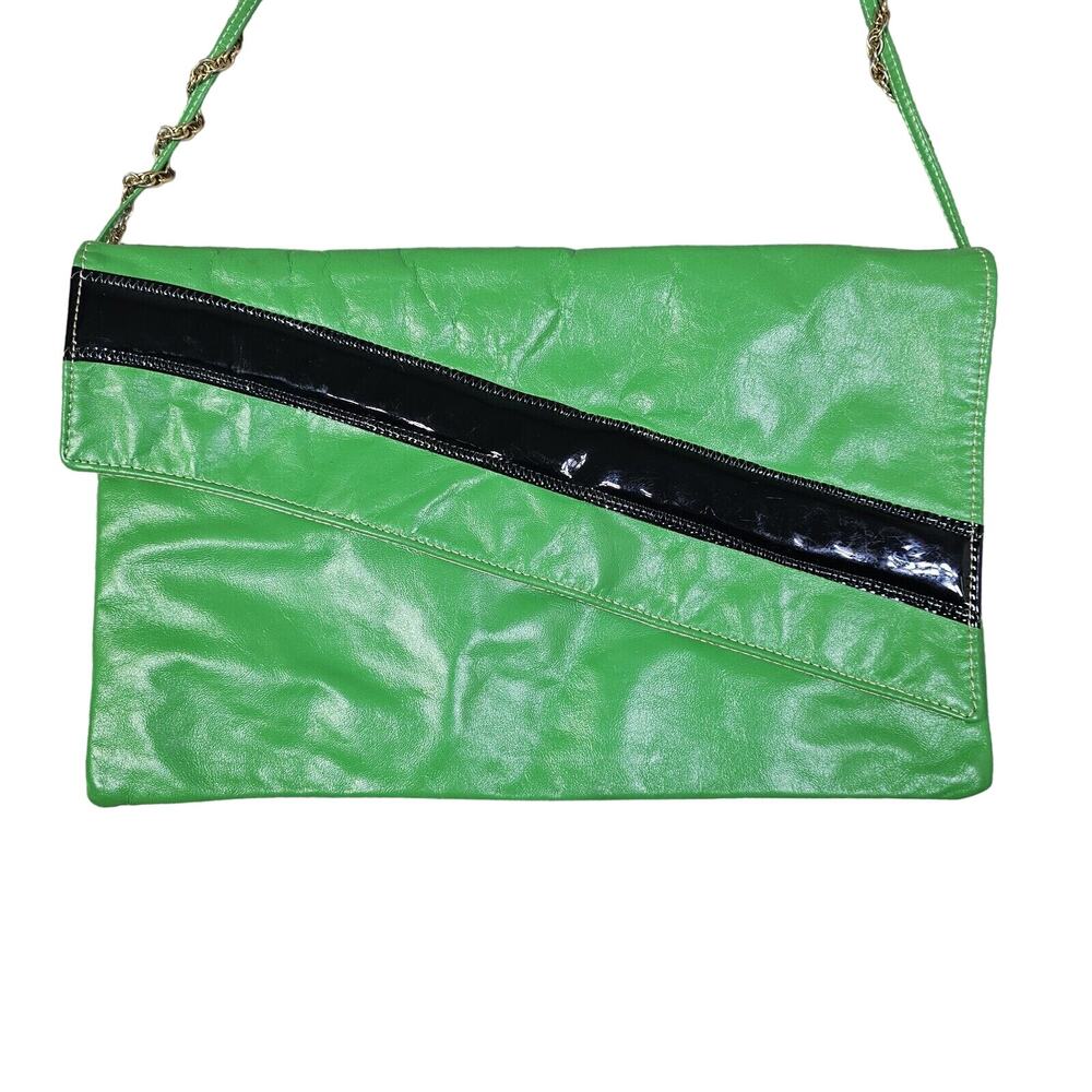 Green and Black Shoulder Bag